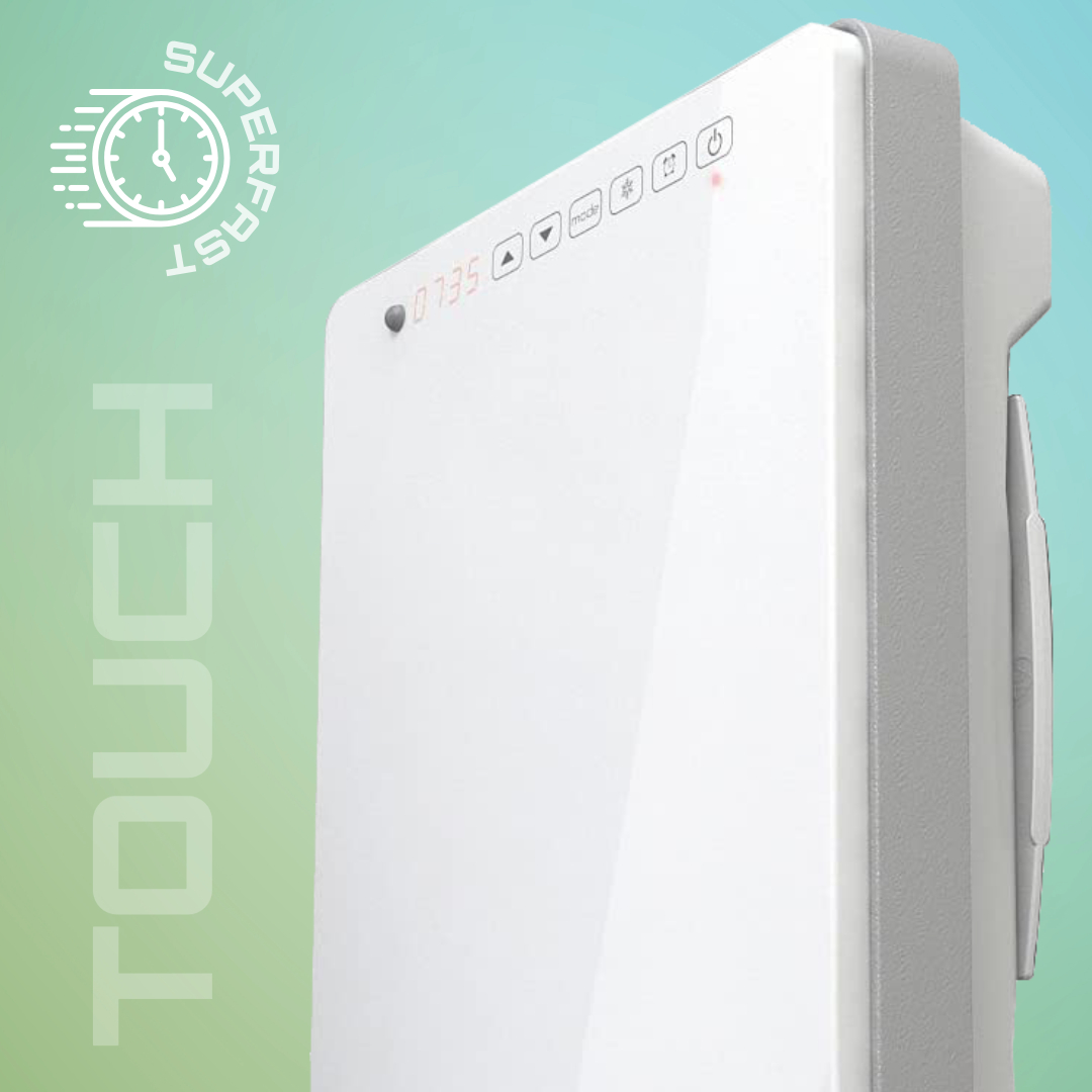 Radialight Touch fürdőszobai gyorsfűtő készülék